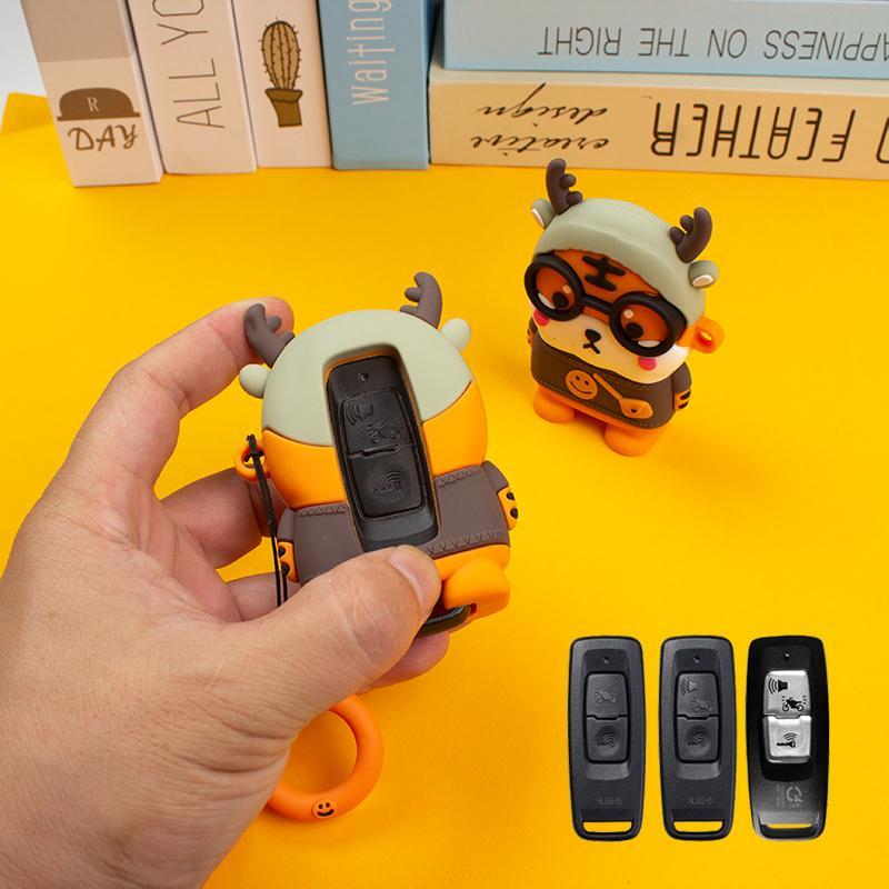 7. Bọc Bảo Vệ Chìa Khóa Smartkey Hình Hổ Dễ Thương Dành Cho Xe Honda Vision/Lead/Ablade/SH/Vario/Winner 2024 Móc Khoá