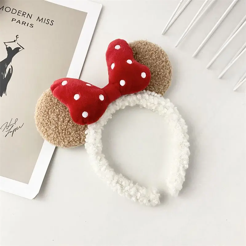 BD055 BANDO BULU MOTIF PITA  MINNIE MOUSE LUCU BANDO FASHION LUCU 3