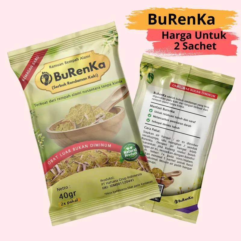 Burenka Herbal Rempah Kaki Tradisional Isi 2 Sachet 1