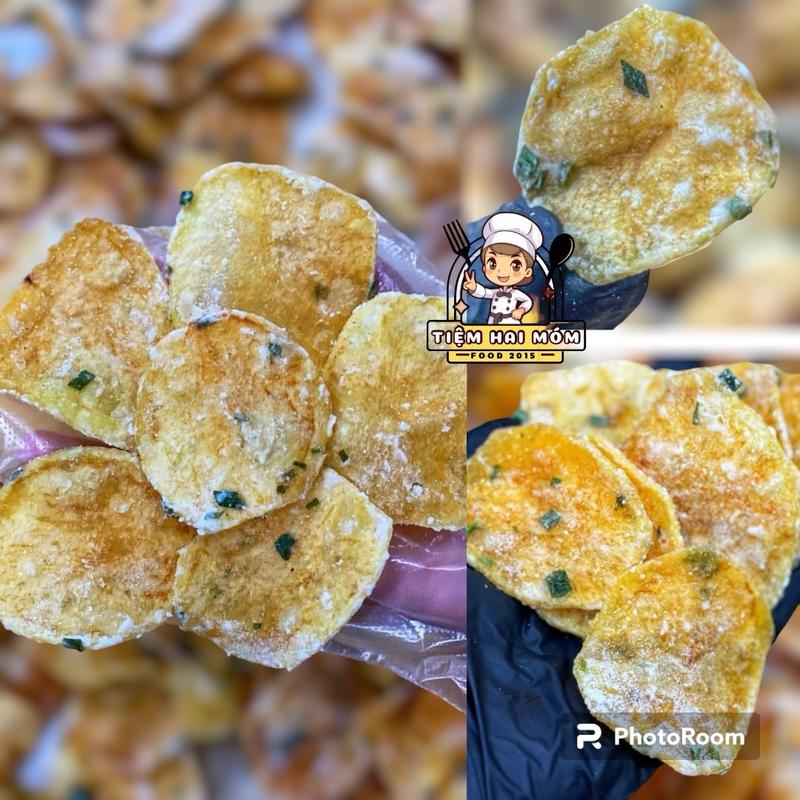 [COMBO 2 TÚI TUỲ CHỌN] Khoai Tây Sấy Giòn Nước Cốt Dừa Mỡ Hành Béo Ngậy Siêu Ngon [Túi 220gr] Snack Giòn Thơm Béo Cốt Dừa