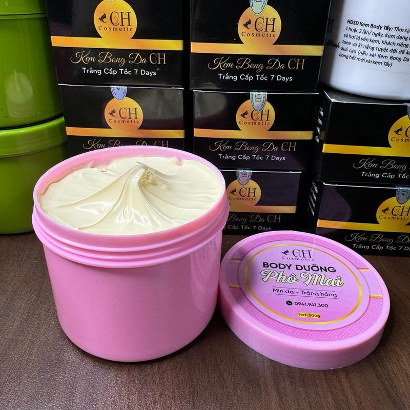 Kem Dưỡng Phô Mai CH - 500gram xài 3 tháng - Cấp ẩm Dưỡng Da body
