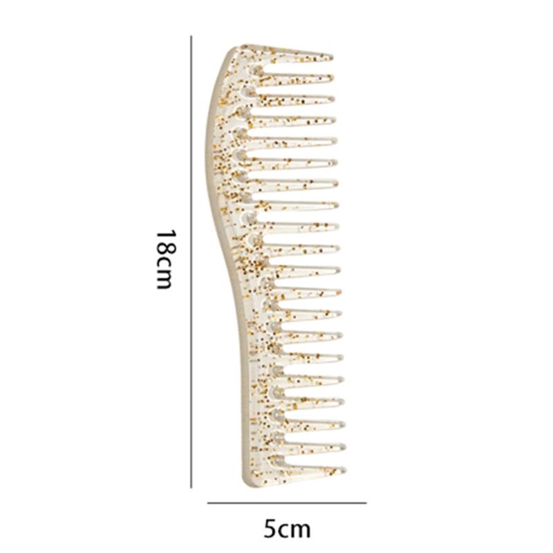 Product Introduction of Creative Hairdressing Wide Tooth Hair Combs Scalp Massage Hair Brush Salon Barber Women Girls Hair Styling Haircut Tool Beauty H 27