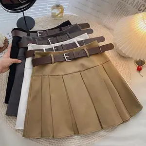 BASIC MINI SKIRT ROK PENDEK  WANITA NEW ARRIVAL FREE BELT MX640