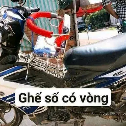 ghế em bé xe máy inox, sắt .chất lượng.an toàn và tiện lợi Phụ Kiện Phụ Tùng 0