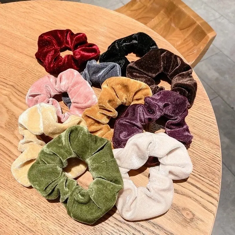 Vintage Metal Four-Leaf Clover Scrunchie Simple Ponytail Hai  display picture 2