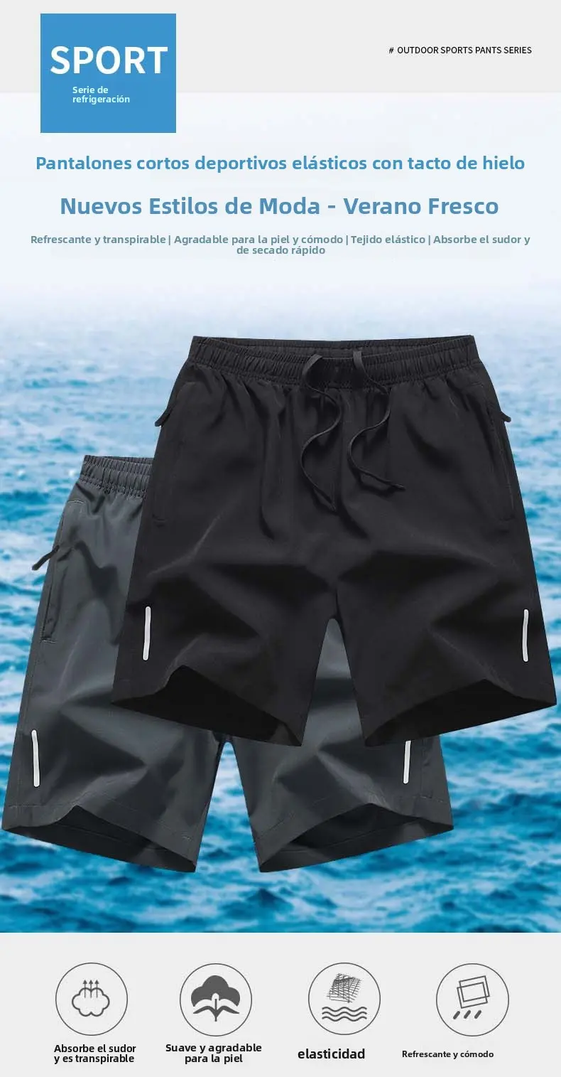 4 Piezas Pantalones Cortos Deportivos para Hombre Tallas XXS-3XL Secado Rápido con Bolsillo con Cremallera - Foto 11