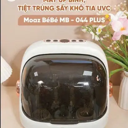 ￼[Bản Mới] Máy úp bình sữa, tiệt trùng, sấy khô tia uvc Moaz BéBé MB – 044 plus bảo hành 12 tháng 4