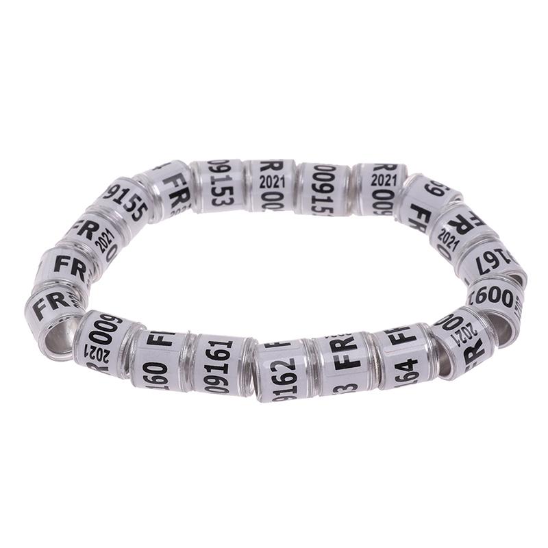 Product Introduction of 20 pcs Pigeon Foot Ring With Word Earrings 2023 Multicolor Bird Tools 33