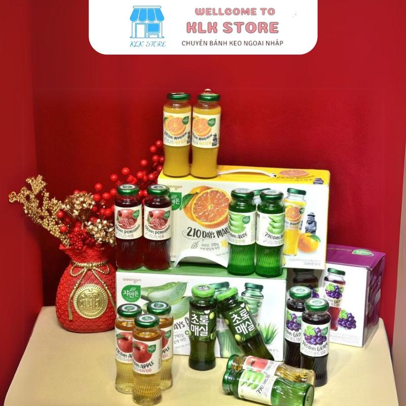 NƯỚC ÉP TRÁI CÂY WOONGJIN CÁC LOẠI KLK Store 0