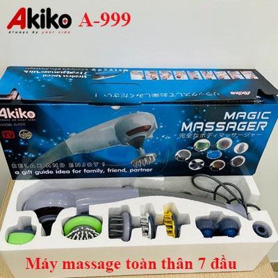 Máy Massage Cầm Tay 7 Đầu Akiko A-999 Công Nghệ Nhật Bản, Siêu Mạnh 3