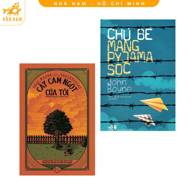 Sách - Combo Cảm Động: Cây cam ngọt của tôi - Chú bé mang pyjama sọc (Tanab x Nhã Nam HCM)
