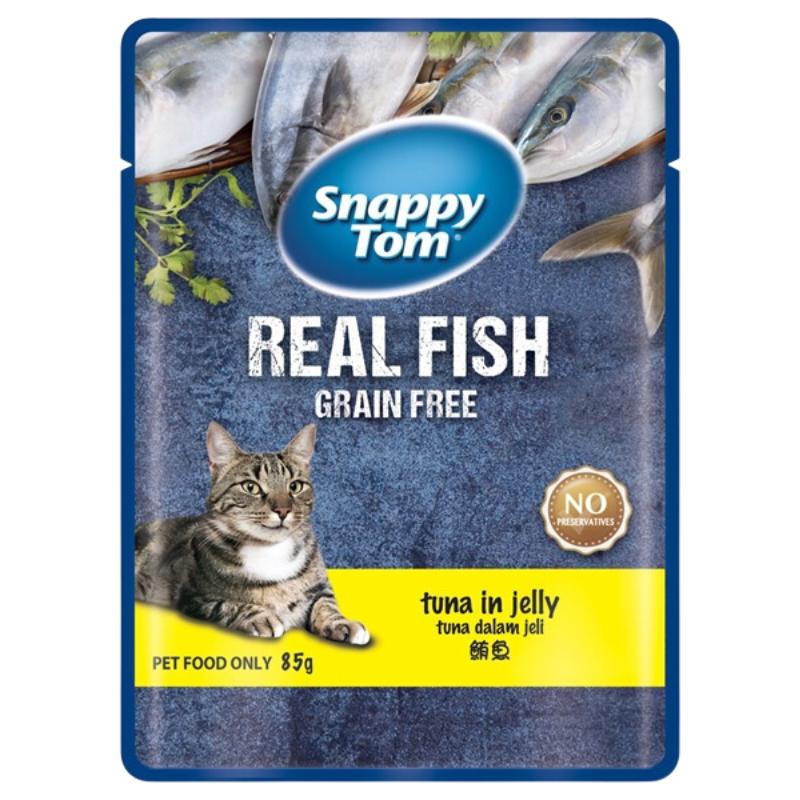 Pate Mèo Snappy Tom Real Fish Nhiều Vị 85g 4