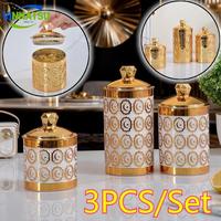 Gambar Vinnatsu 3pcs Toples Set Toples Jumbo Toples Kedap Udara Toples Lebaran Aesthetic Set Mewah Toples Kue Kering  Akrilik Toples Plastik Aesthetic Toples Kue Akrilik Toples Kue Lebaran Set Mewah - Emas dari Vinnatsu MALL2 Kab. Tangerang 1 Tokopedia