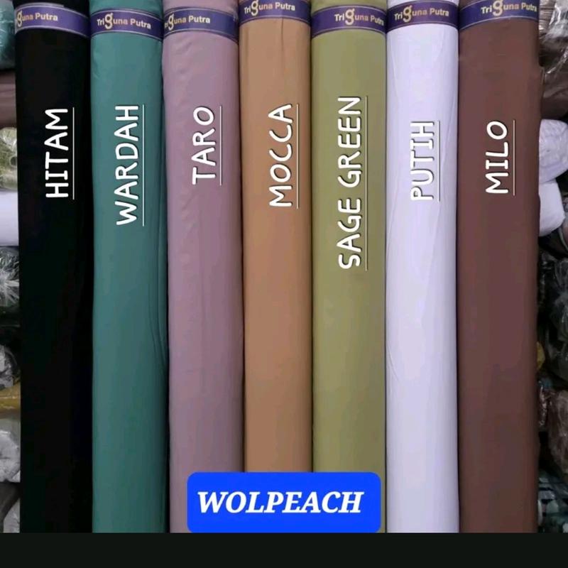Kain Polos adem lembut ga nerwang wolpis 0
