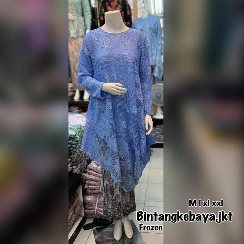 KEBAYA BRUKAT TUNIK MIRING KEBAYA TUNIK BROKAT KEBAYA TUNIK MODERN KEBAYA TUNIK 4