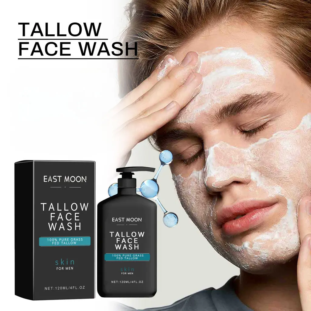 Sữa Rửa Mặt Hàng Ngày Cho Nam, 120ml, Làm Sạch Sâu, Làm Mới Lỗ Chân Lông Da, Dưỡng Ẩm Và Làm Sáng