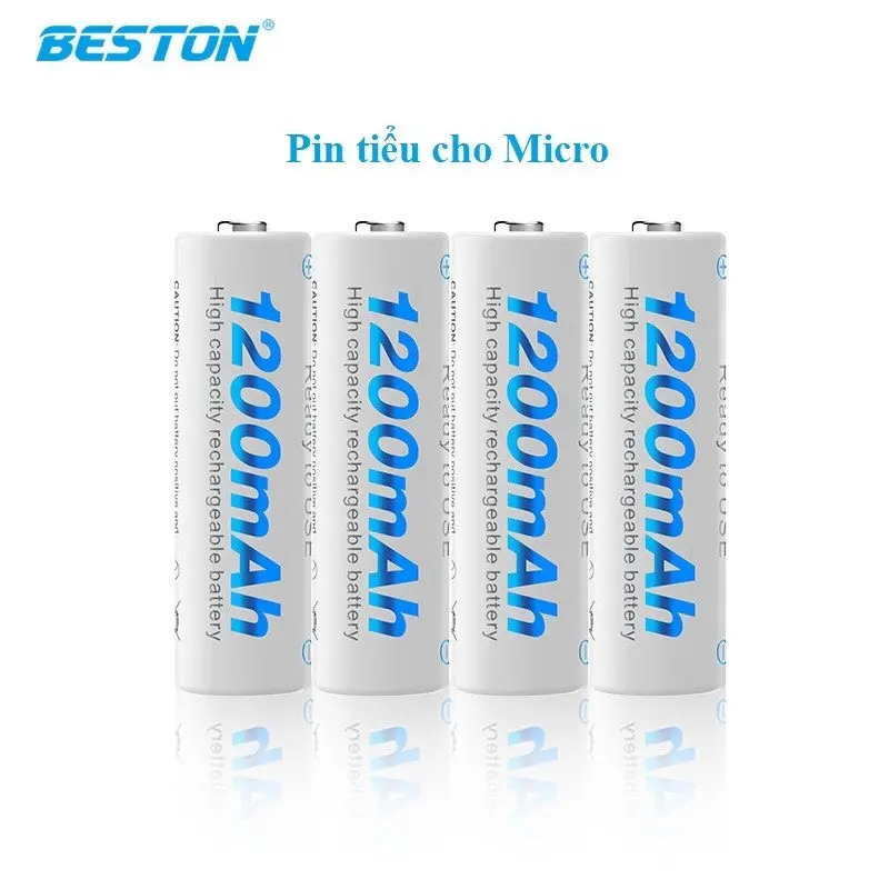Pin sạc BESTON AA AAA, Sạc pin chính hãng BESTON, BẢO HÀNH 1 NĂM | Mic không dây, máy ảnh, điều khiển ( Pin 1.2V ) Phụ Kiện 1