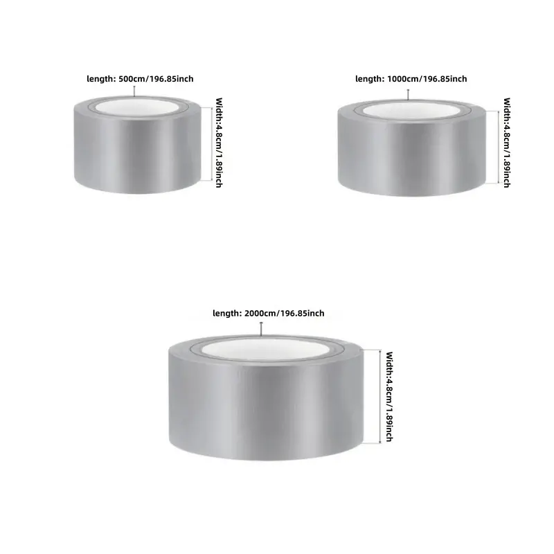 Waterproof Tape, Multi-purpose Silver Heavy-duty Pipeline Tape, Suitable for Indoor and Outdoor, Repair, Packaging, Shading Applications 1