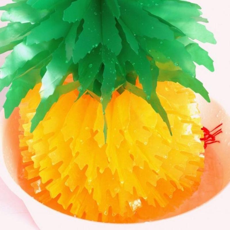 Product Introduction of 3Pcs Folding Honeycomb Paper Pineapple Lantern 3D Shopping Malls Streets Shops Home Birthday Party Hanging Ornament Spring Festival Decorations 22