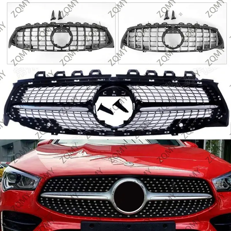 Front Bumper Grille Centre Radiator Grid Grill For Mercedes Benz C118 W118 CLA Class CLA180 CLA200 CLA250 CLA260 ++ 2020-2022