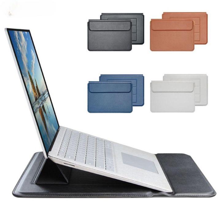 [ FREESHIP] Bao da laptop, túi đựng macbook kèm đế kê máy tiện lợi, chống trầy xước, bảo vệ máy. túi laptop, túi macbook, túi đựng macbook air m1, túi xách laptop, tui xách laptop Bag Nam Balo Đeo Vai Kem