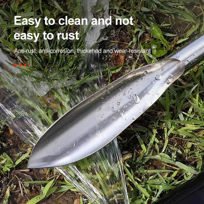 Product Introduction of High Quality Multifunctional Gardening Tool Set Durable Portable Plant Transplanting Small Shovel Potted Transplanter Stainless Steel Catching Vegetable Rake Planting Flowers 19