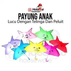 Souvenir Payung Anak Lucu + Pluit / Payung Anak Telinga+Pluit