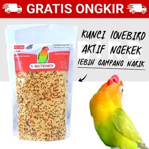 NUTRIMIX LOVEBIRD Milet Pakan Burung Lovebird Parkit Perkutut