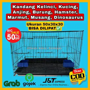 Kandang Besi Lipat 50x30x30 Kandang Kucing Kandang Kelinci Kandang Anjing Kandang Hamster Kandang Burung Kandang Marmut Kandang Musang Kandang Hewan Kandang Kayu Kandang Ayam Kandang Stainless Kandang Tingkat Kandang Lipat Kandang Guine Pig