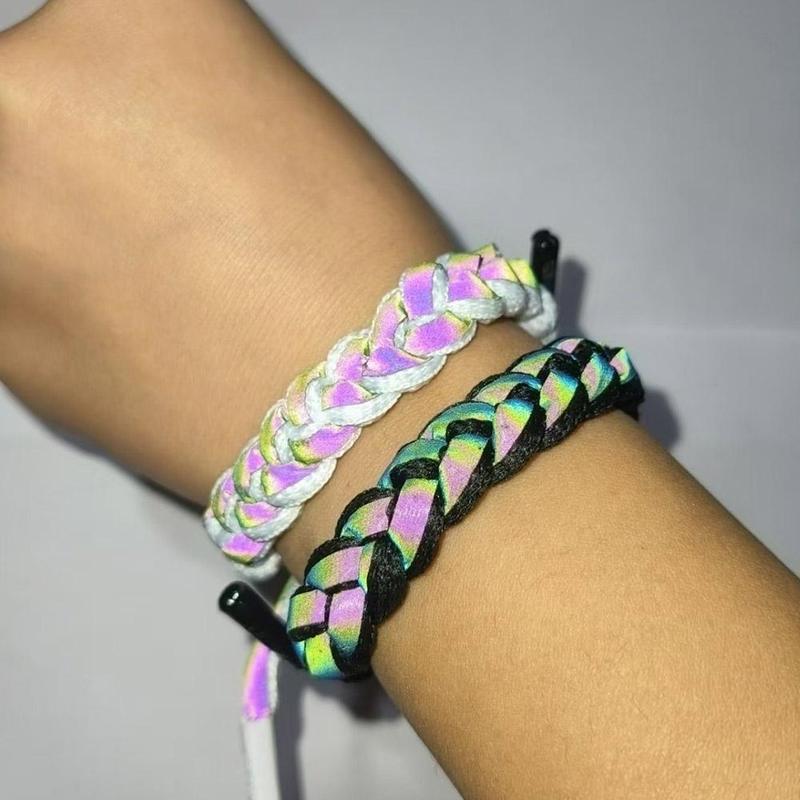 Product Introduction of Night Light Knit Braceletfashion Korean Bracelet For Women Friendship Bracelet Bracelet Handmade Woven Bracelet 21