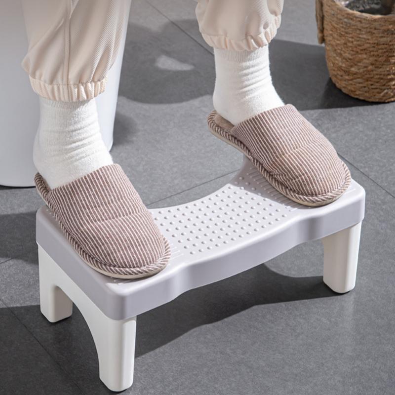 Product Introduction of Toilet Potty Stool for Adults, 1 Count Portable Squatting Poop Foot Stool, Bathroom Non-slip Toilet Assistance Step Stool, Portable Toilet Footstool 2