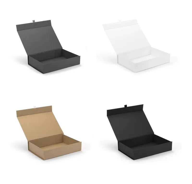 Magnetic Gift boxes A4 Size - Black | Grey | Kraft | White - 310 x 220 x 65mm 0