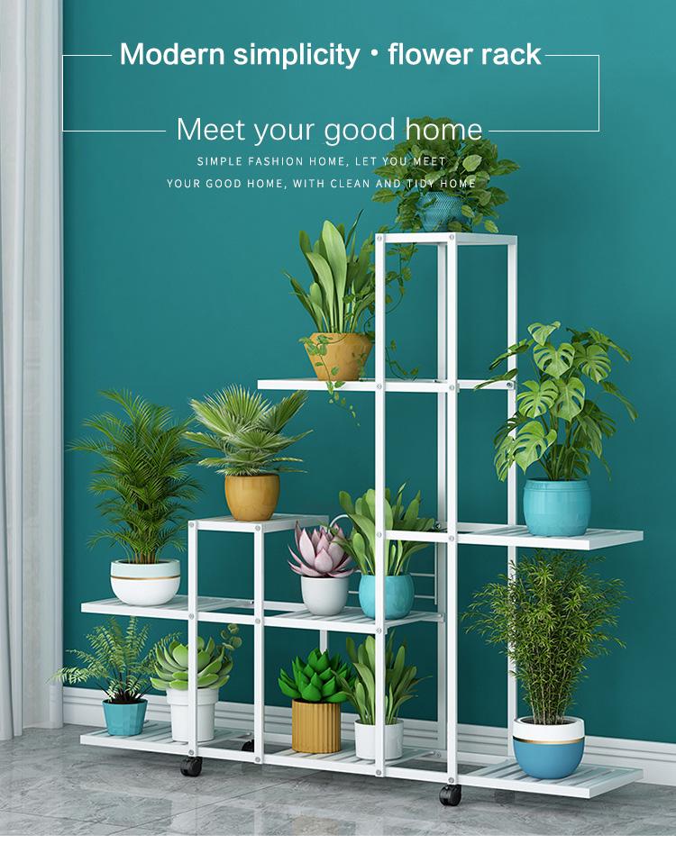 Product Introduction of Plant and flower stand, indoor and outdoor plant stand, Storage multifunctional simple plant stand Organiser Racks 3