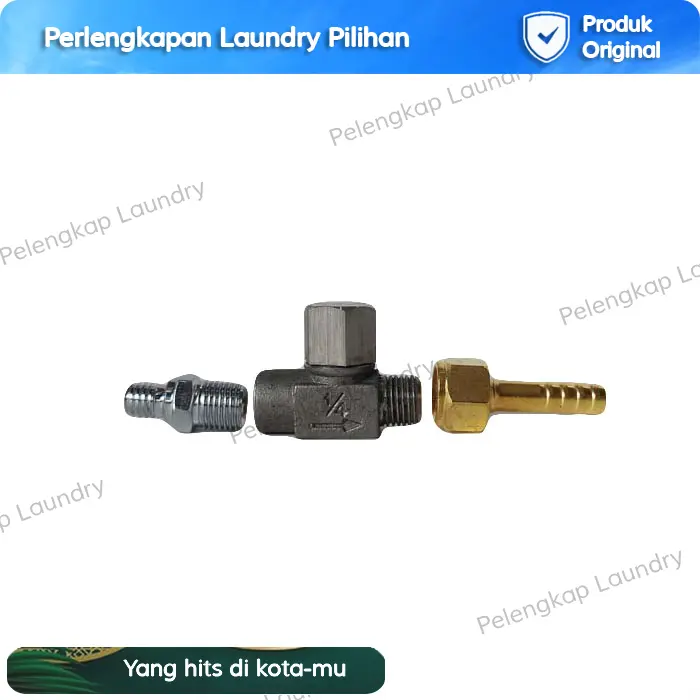Steam Trap Setrika Uap Boiler Laundry Mini Drainer Set Nepel