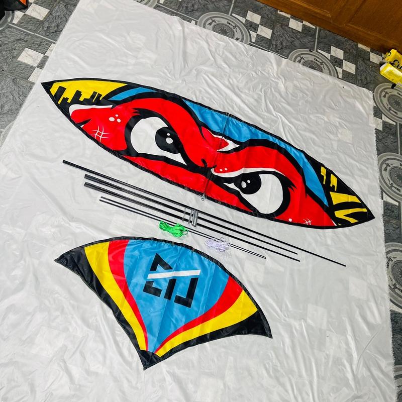  Combo diều lắp ghép tự làm 1m70 khung full cacbon áo in nhiệt hàng đủ đồ Đồ Chơi 1 mét 5 