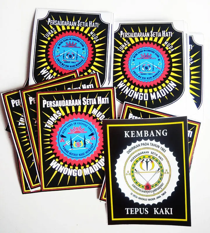 Stiker PSHW Tunas Muda SH Winongo 1903 Pusat Madiun Paper Stationery 7