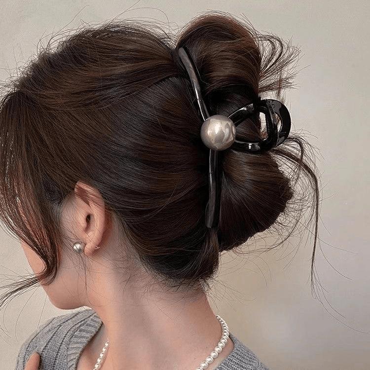 Kẹp Tóc Cá Mập, Màu Thạch Thanh Lịch, Kẹp Tóc Dễ Thương, Kẹp Tóc Trái Tim Thời Trang, Dành Cho Nữ, Kẹp Tóc Búi Tóc Sau Đầu Women 5