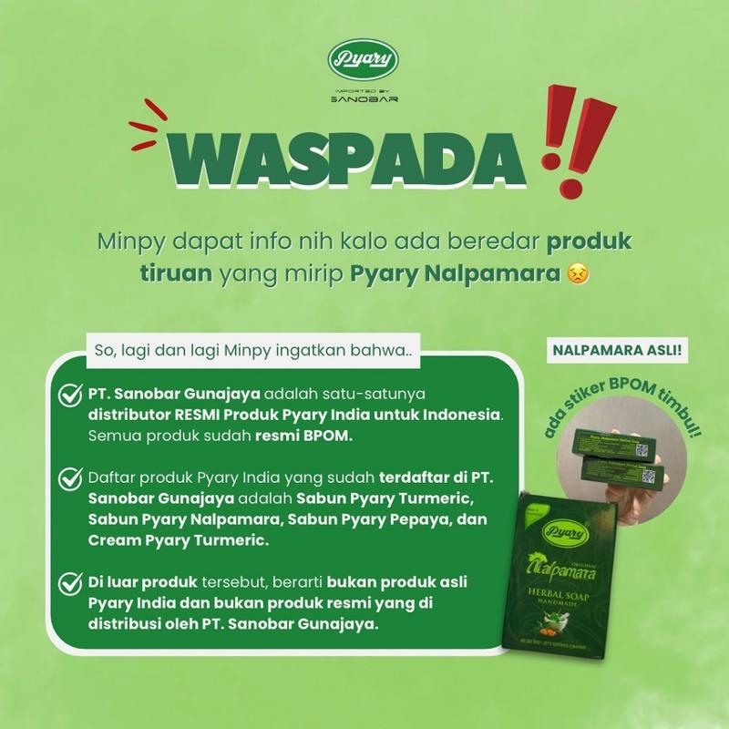 [ORIGINAL] NALPAMARA Sabun Arab PYARY Nalpamara Soap Original BPOM Distributor Resmi Pyary 1