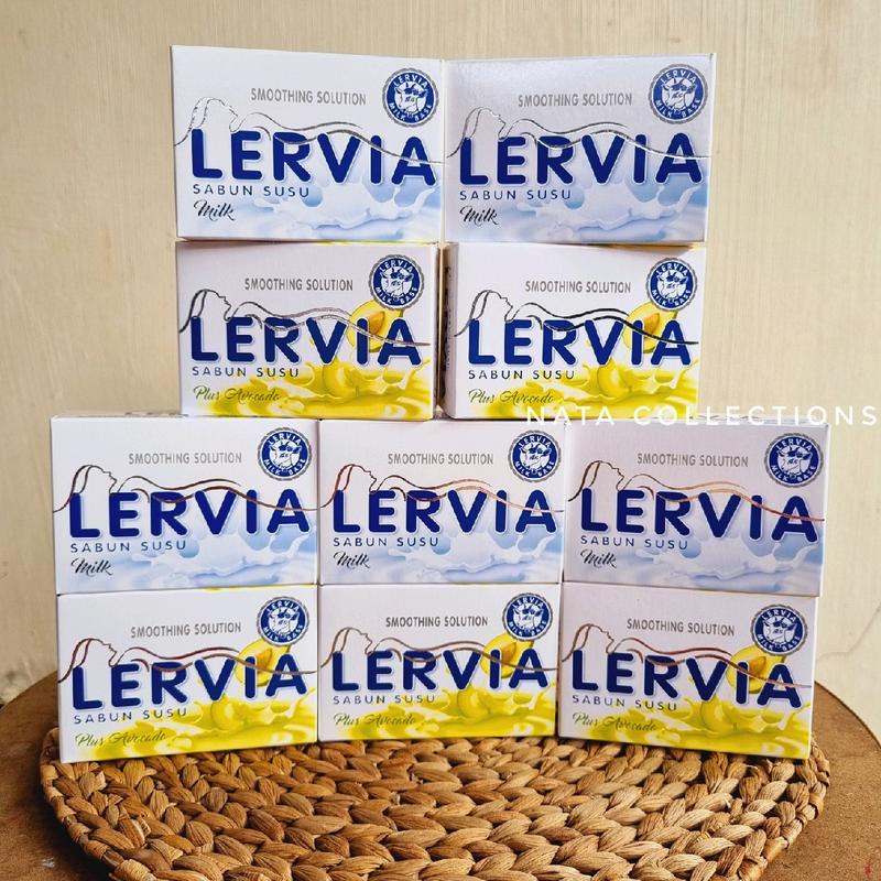 PROMO 10PCS SABUN BATANG LERVIA 90GRAM Soap Pencerah 0