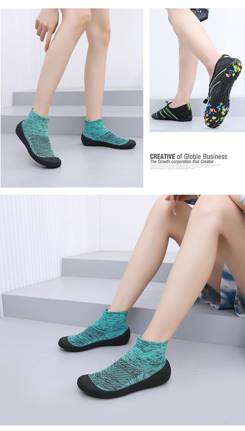 Product Introduction of Giày Đi Biển, Mềm Mại, Thích Hợp Cho Lặn Với Ống Thở, Nam Và Nữ Người Lớn, Chống Trượt, Chống Cắt, Ưa Nước, Giày Cổ Cao, Giày Bơi, Chất Liệu Cao Su, Phong Cách Thường Ngày Sneaker 14