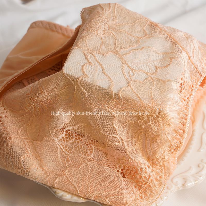 Product Introduction of Flower Lace Sexy Panties for Women High Waist Tummy Control Hollow Mesh Sexy Comfortable Breathable Briefs 9