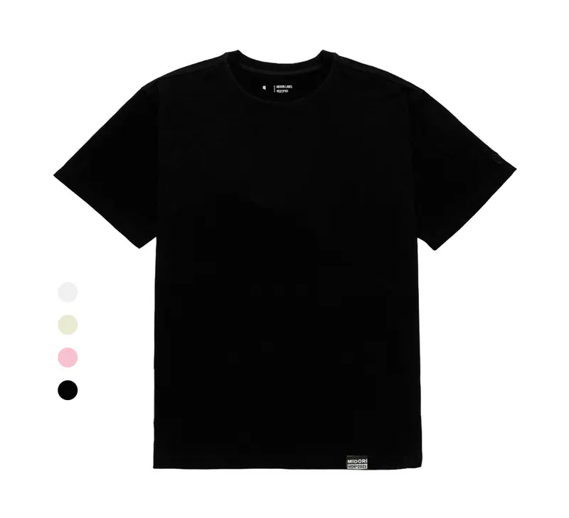 Áo Thun Trơn Form Rộng Tay Lỡ Nam Nữ Unisex | Local Brand MIDORI FOR MAN 6
