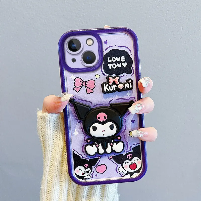 Cartoon Kuromi Case For iPhone 6 6S 7 8 Plus X XS XR 11 12 13 14