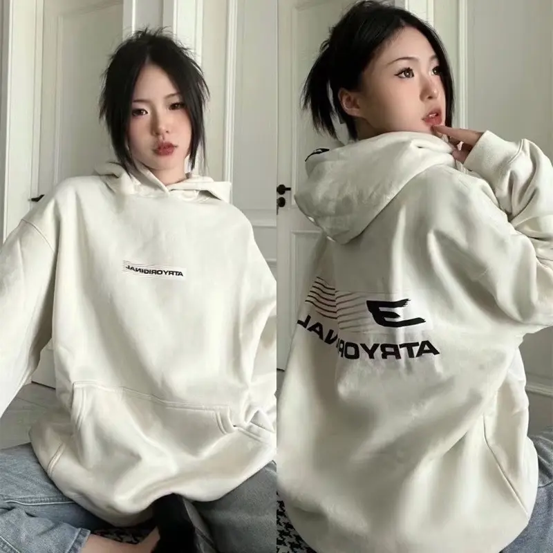 Áo Hoodie Nỉ Bông In Chữ ATR Trước Và Sau Lưng Cực Đẹp