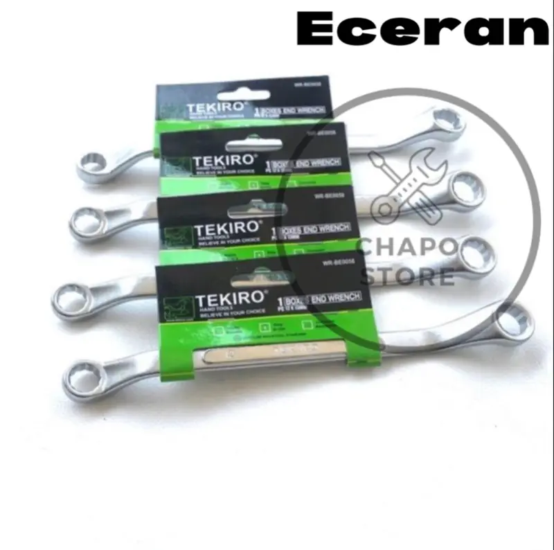 Tekiro kunci ring 6 7 8 9 10 11 12 13 14 15 16 17 mm box end wrench 0