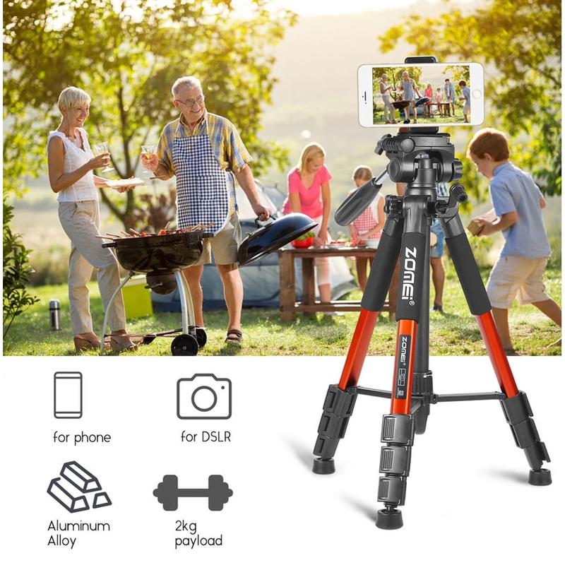 Tripod Profesional Zomei Q111 Original Tinggi 145cm + Tas Tripod Kuat untuk Kamera DSLR dan Mirrorless 2