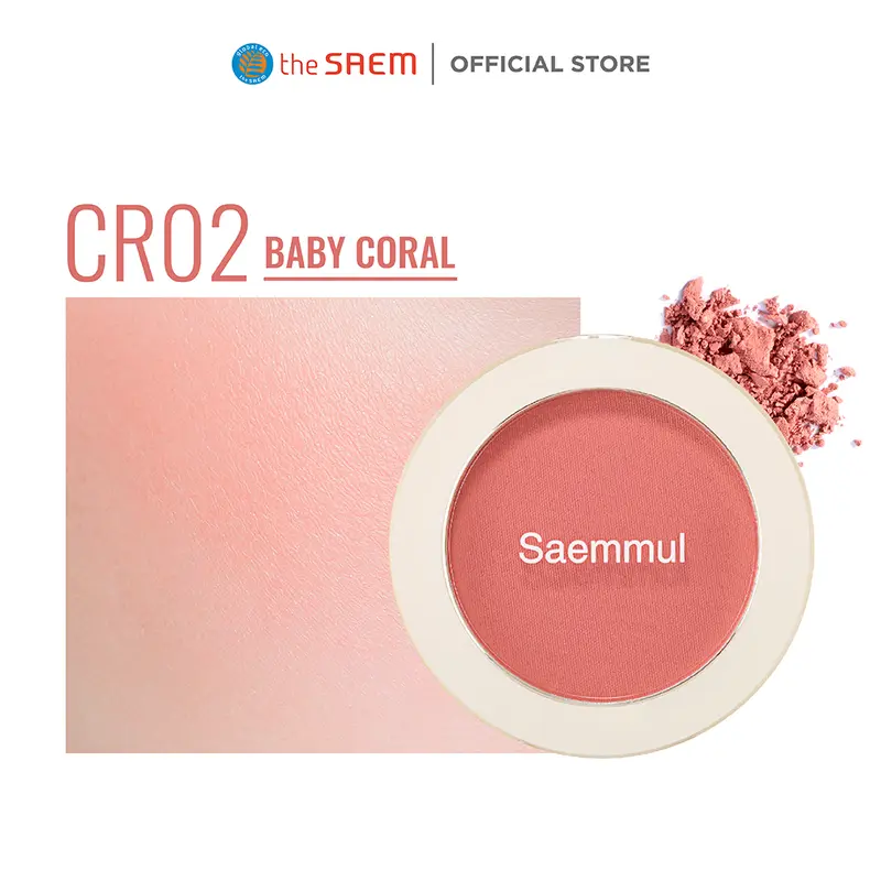 Phấn má hồng The Saem Saemmul Single Blusher (5g) phấn  má phấn  má  hồng glowtint 1