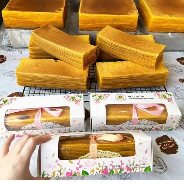 Lapis premium mini 6x20cm (1/3 loyang) tanpa tepung