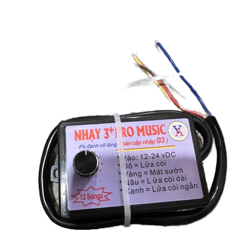 Nhại kèn xe tải 3 pro bản 12 tiếng hàng của Trung Quốc gắn vào kèn hơi hoặc kèn điện dùng cho xe du lịch xe tải xe máy xúc xe ben