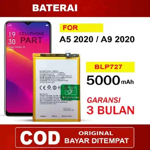 Batre battery baterai batrai Blp727 Model Untuk Oppo A5 2020/A9 2020 BLP-727 Batu Batre Garansi ORIGINAL